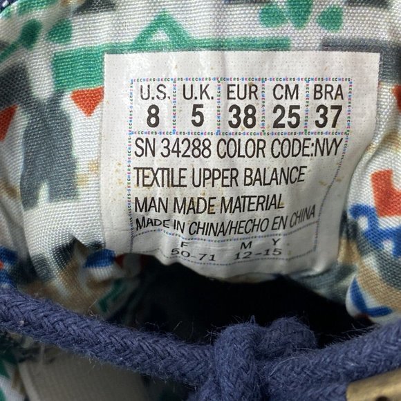 Bobs by Skechers Memory Foam Denim‎ Lace Up Bootie Wedges Womens 8 - Picture 14 of 14